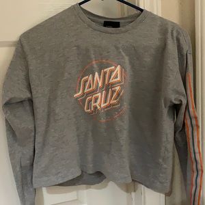 santa cruz cropped tee